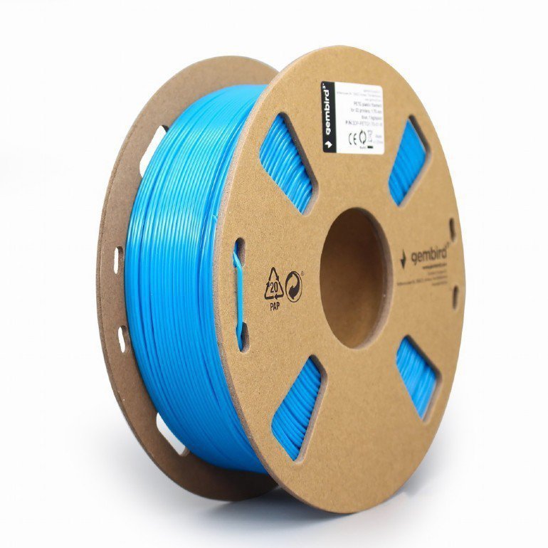 Gembird Filament drukarki 3D PETG^1.75mm^1kg^niebieski