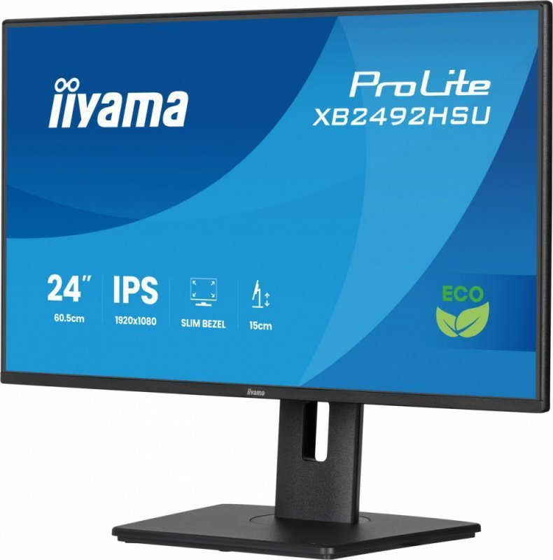 IIYAMA Monitor 24 cali XB2492HSU-B1 IPS,FHD,HDMI,DP,120Hz,300cd,4ms,        cienkie ramki, 1500:1, ErP B, USB HUBx2