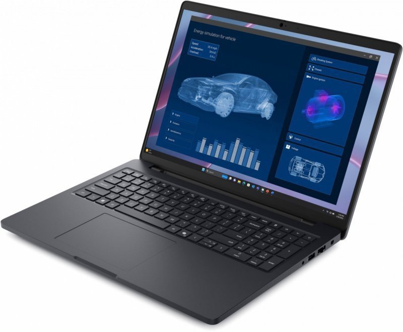 Dell Stacja robocza Dell Pro Max 16 MC16255 W11P AMD Ryzen 350|32GB|512GB|RTX PRO 500Blackwell 6GB|FgrPr&SmtCd|FHD Cam&Mic|WLAN+