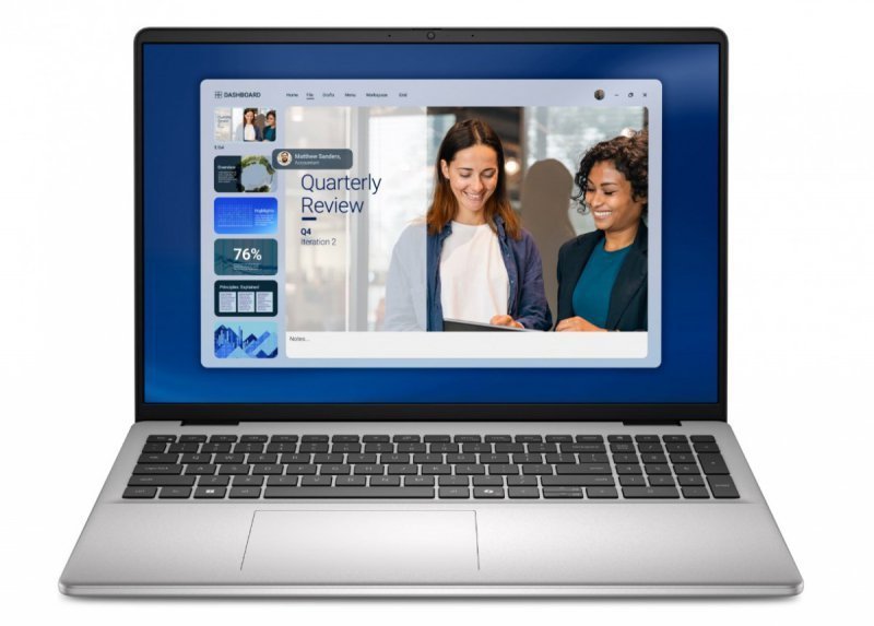 Dell Laptop Dell 16 DC16256 W11P R7-350|32GB|1TB|AMD Radeon|FgrPr|WLAN+BT|16.0 FHD+|Backlit Kb|4C|65W|3YPS Platinum Silver (Meta