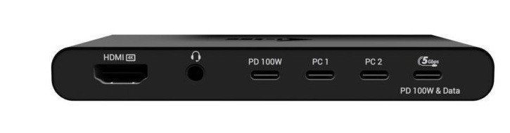 i-tec Stacja dokująca KVM Docking Station HDMI 2 Hosts Power Delivery 2x 100W