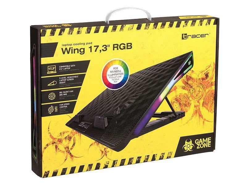 Tracer Podstawka chłodząca Gamezone Wing 17,3 cala RGB