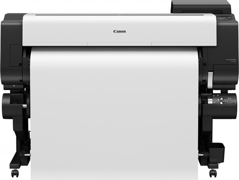Ploter CANON imagePROGRAF TX-4200 z 2-ma rolkmi podającymi + taca układająca SS41