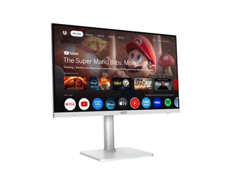 MSI Monitor 27 cali Modern MD272UPSW LED^UHD^Flat^60Hz^biały