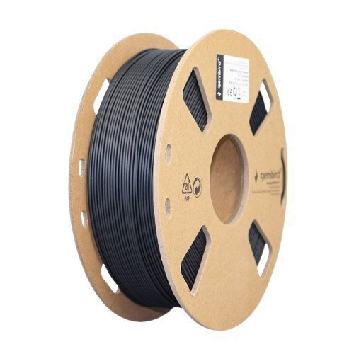 Gembird Filament PLA matowy, 1,75 mm, 1 kg, czarny