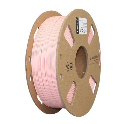 Gembird Filament PLA matowy, 1,75 mm, 1 kg, różowy