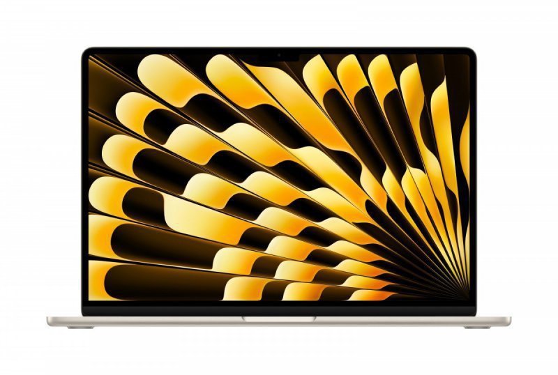 Apple MacBook Air 15.3 cala: M5 10^10, 24GB, 1TB SSD, bez zasilacza - Księżycowa poświata
