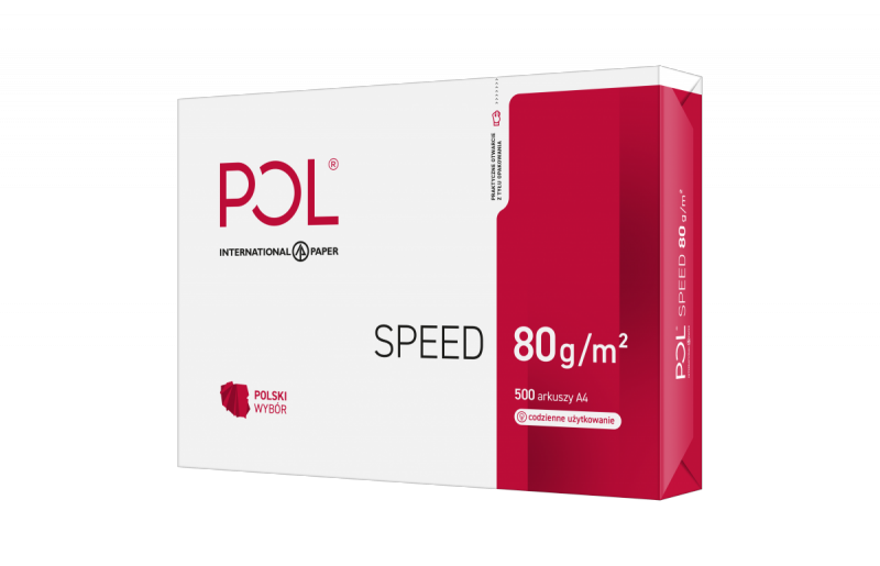 Papier biurowy POLspeed A4 80g