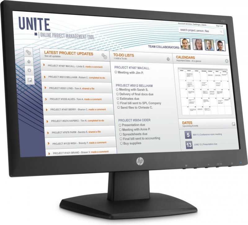 HP Monitor V197 18.5-Inch LEDBlt Monitor V5J61AA