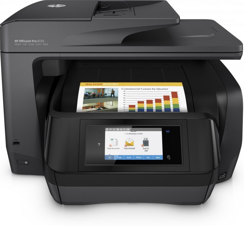 Urządz. wielof. HP OfficeJet Pro 8725 M9L80A