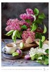 Kalendarz ścienny wieloplanszowy Magic Flowers 2025 - maj 2025