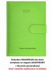 tłoczenie personalizacji na okładce kalendarza na magnes