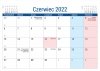  Kalendarz biurkowy stojący na podstawce PLANO 2022 brązowy