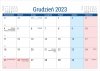 Kalendarium do kalendarza biurkowego PLANO na rok 2023 - grudzień 2023