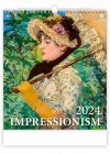 Kalendarz ścienny wieloplanszowy Impressionism 2024 - exclusive edition - okładka