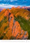 Kalendarz ścienny wieloplanszowy Mountains 2024 - lipiec 2024