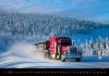 Kalendarz ścienny wieloplanszowy Trucks 2025 - grudzień 2025