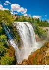 Kalendarz ścienny wieloplanszowy Waterfalls 2024 - lipiec 2024