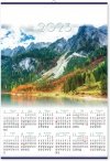 Kalendarz ścienny na rok 2023 z zaznaczonymi imieninami i świętami