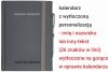 kalendarz książkowy tygodniowy akademicki na rok 25/26 z wytłoczoną personalizacją na okładce