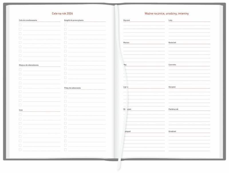 cele na rok 2026 oraz ważne rocznice, urodziny, imeininy