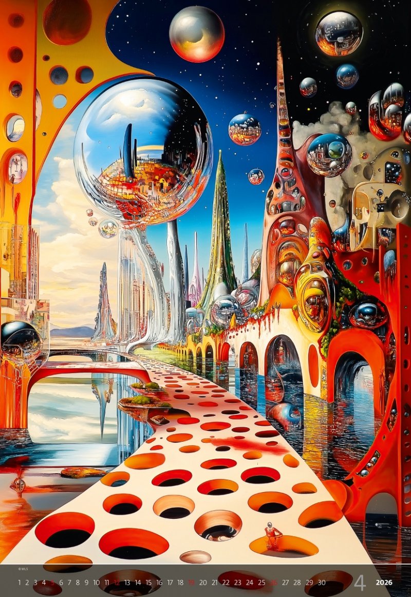 duży kalendarz wieloplanszowy 2026 