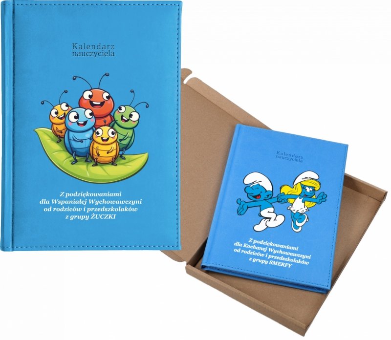 kalendarz dla nauczyciela na rok 2026/2027 z pudełkiem w komplecie