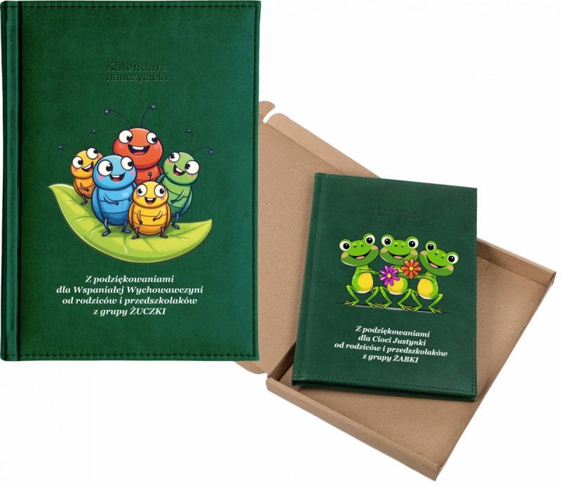 kalendarz dla nauczyciela na rok 2026/2027 z pudełkiem w komplecie
