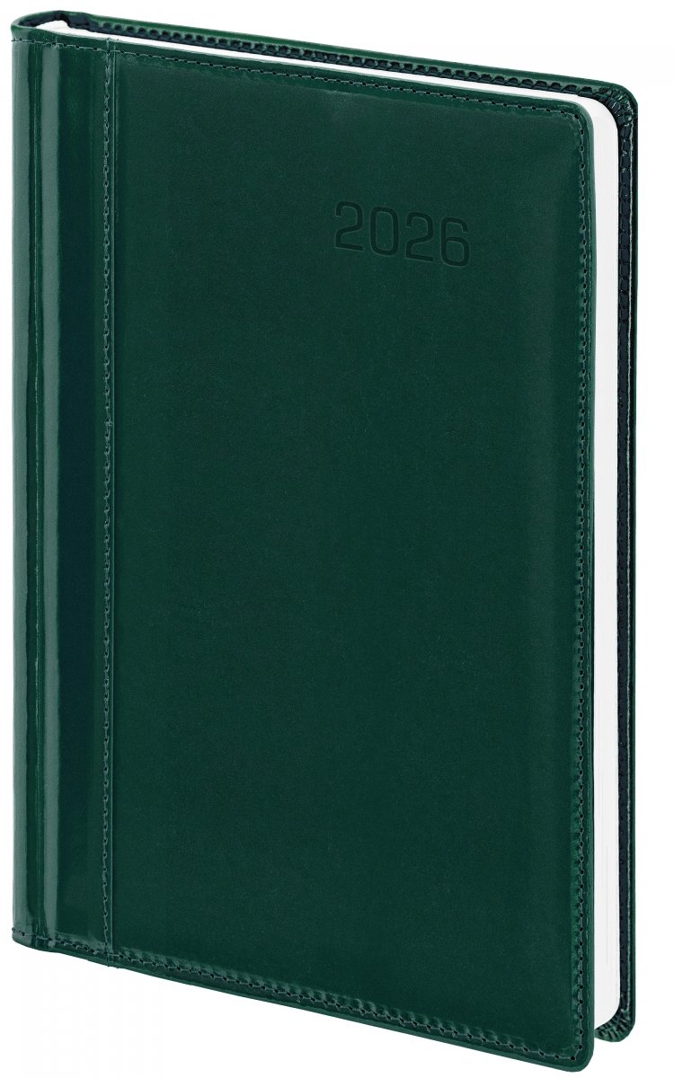 kalendarz książkowy 2026 w oprawie ze skóry naturalnej