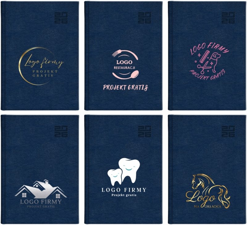 okładki kalendarza Aluminium 2026 z logo