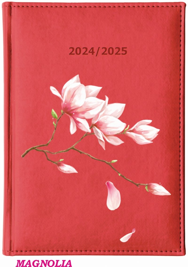 Kalendarz z nadrukiem na okładce - MAGNOLIA