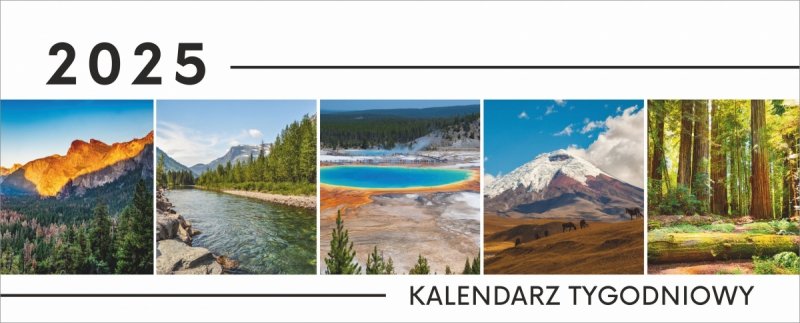 okładka kalendarza biurkowego tygodniowego na rok 20225