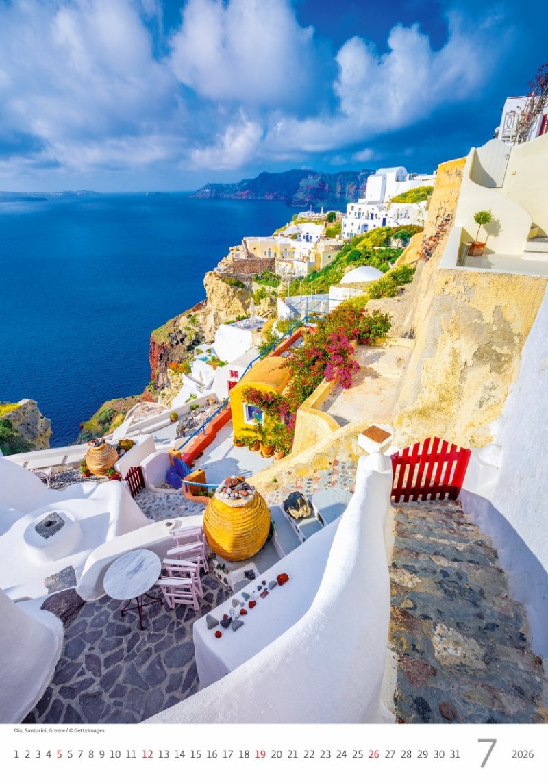 kalendarz na rok 2026 do powieszenia na ścianie w formacie 31.5 x 45 cm