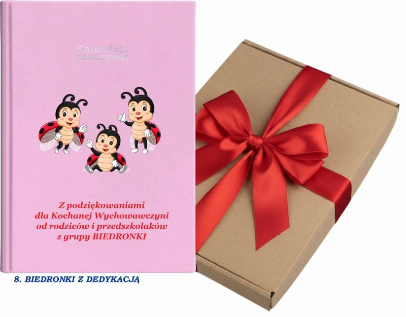 kalendarz dla nauczyciela na rok 2026/2027 z pudełkiem w komplecie