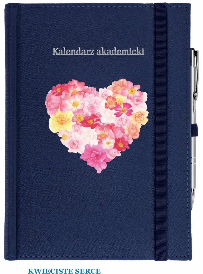 kalendarz akademicki na rok 2025/26 z nadrukiem na okładce