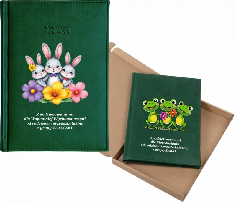 kalendarz dla nauczyciela na rok 2026/2027 z pudełkiem w komplecie