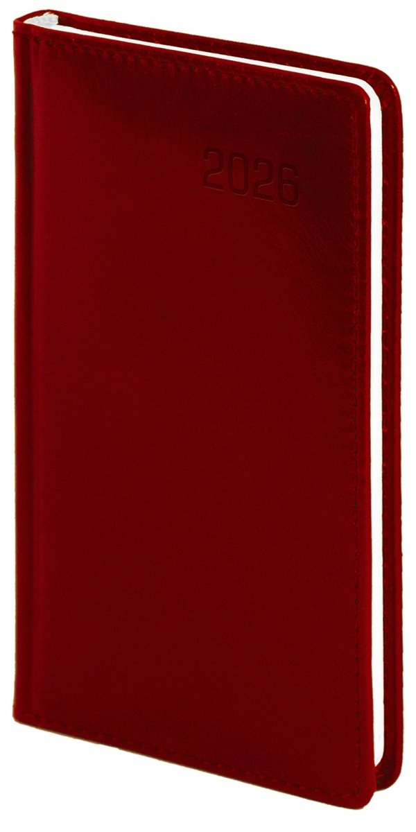 kalendarz na rok 2026 w oprawie ze skóry naturalnej
