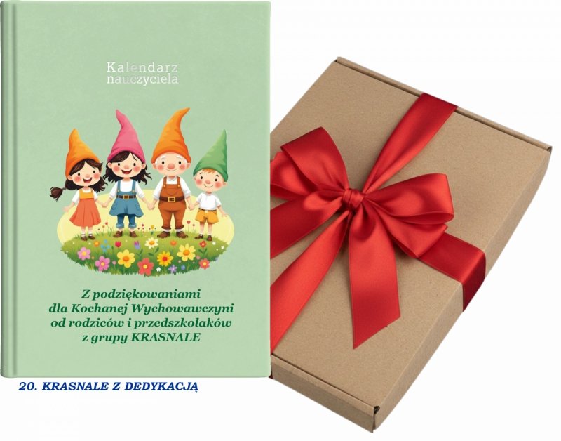 kalendarz dla nauczyciela na rok 2026/2027 z pudełkiem w komplecie
