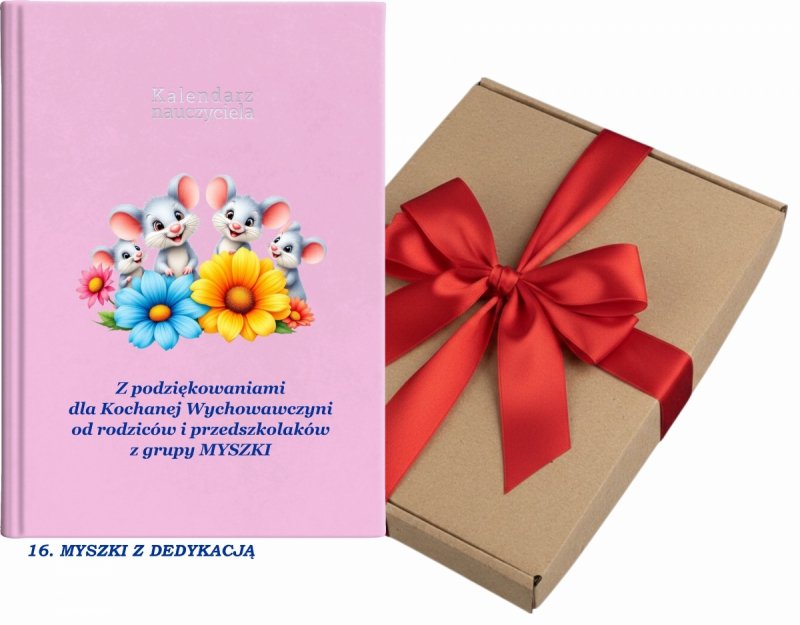 kalendarz dla nauczyciela na rok 2026/2027 z pudełkiem w komplecie