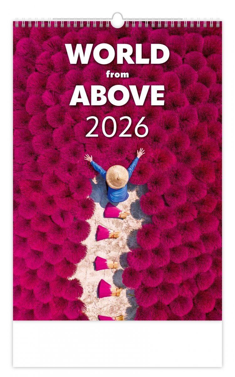 kalendarz ścienny wieloplanszowy World from Above 2026