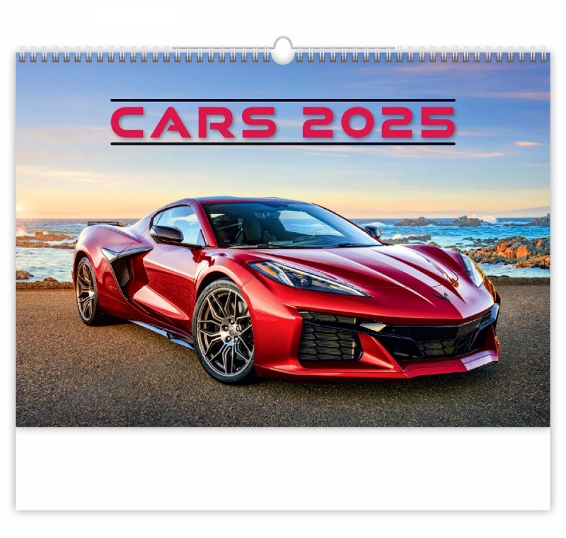 Okładka kalendarza ściennego Cars 2025