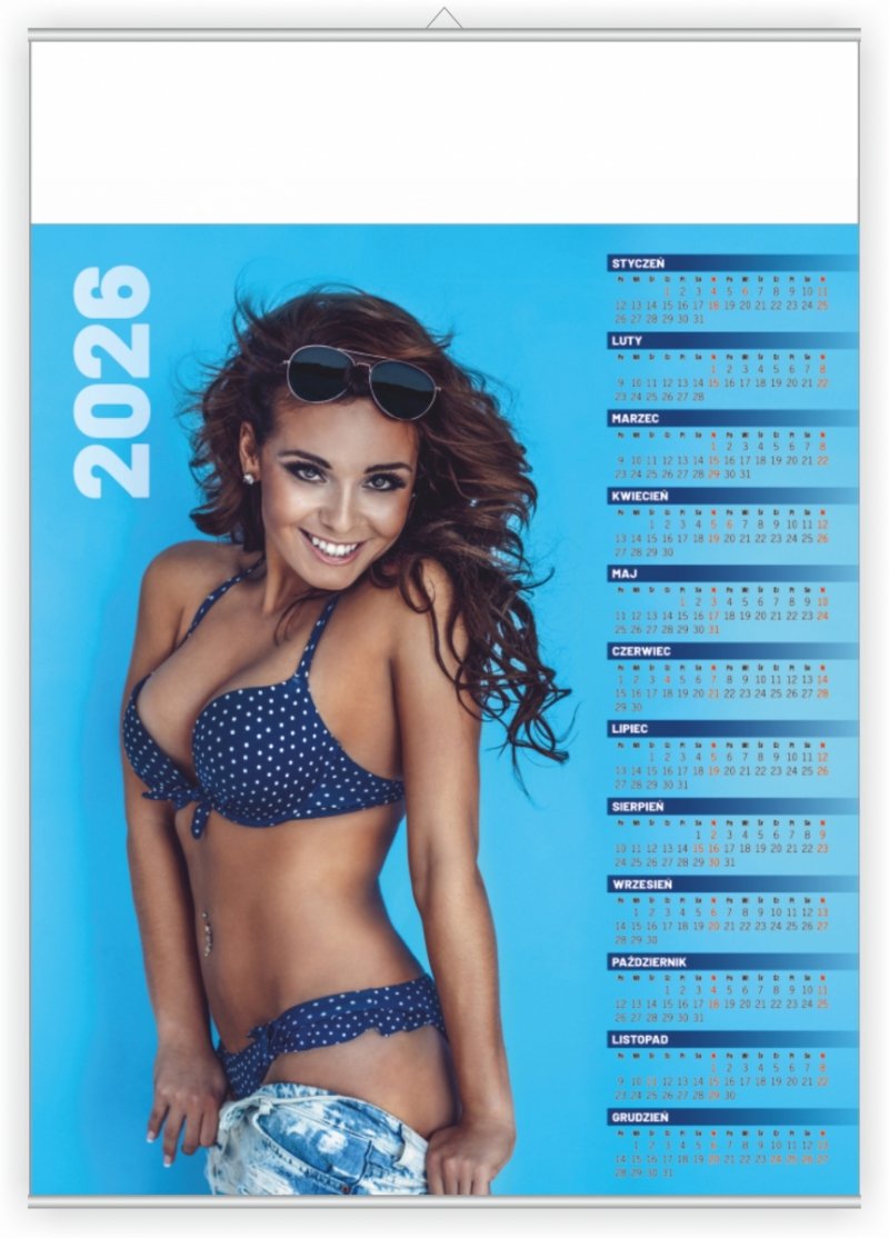 Kalendarz plakatowy Z ZAWIESZKĄ B2/04 NATASZA 48x68 cm 2026
