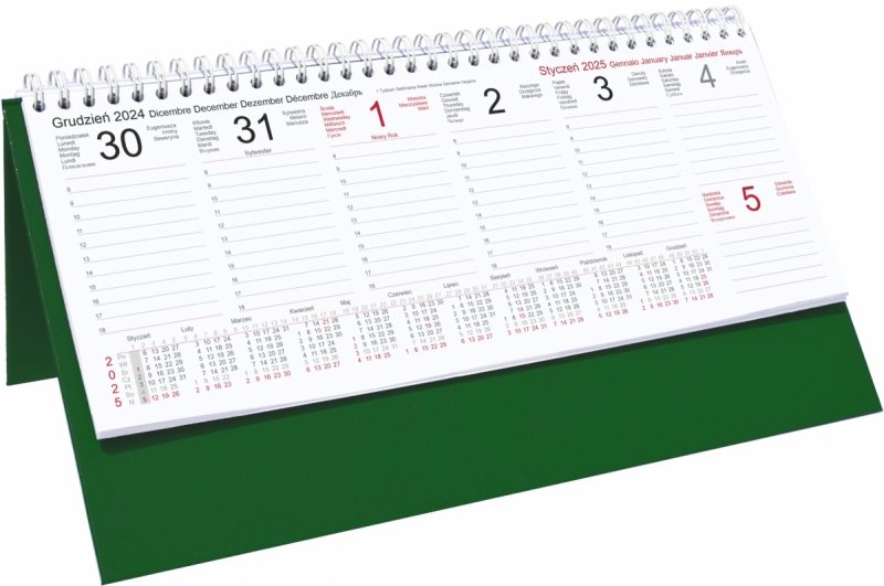 kalendarz biurkowy Business Line na rok 2025