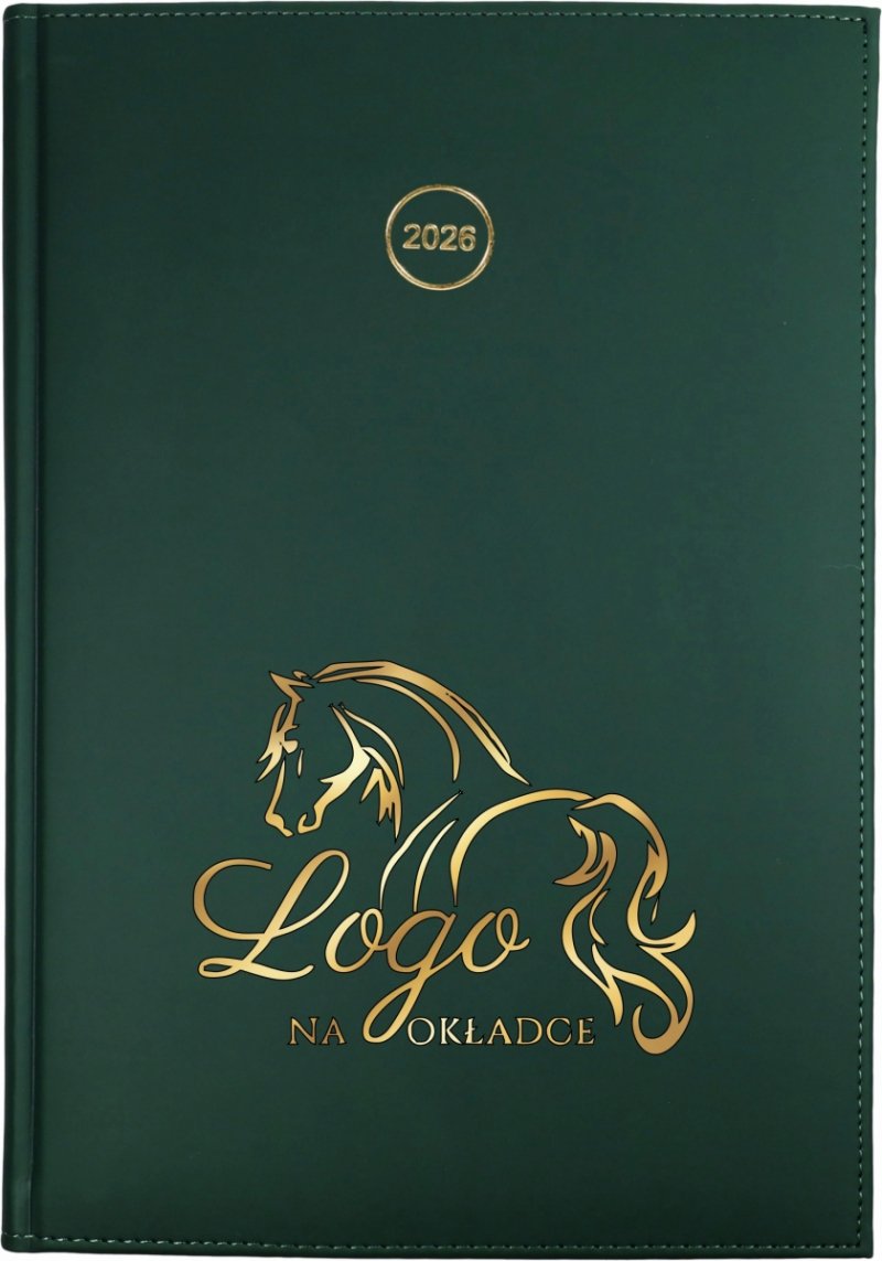 kalendarz książkowy z logo