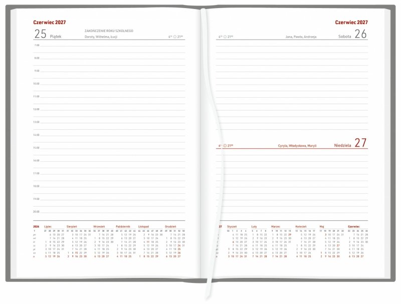 dzienny kalendarz szkolny 2026/27