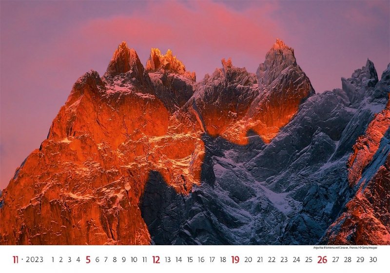 Kalendarz ścienny wieloplanszowy Alps 2023 - listopad 2023