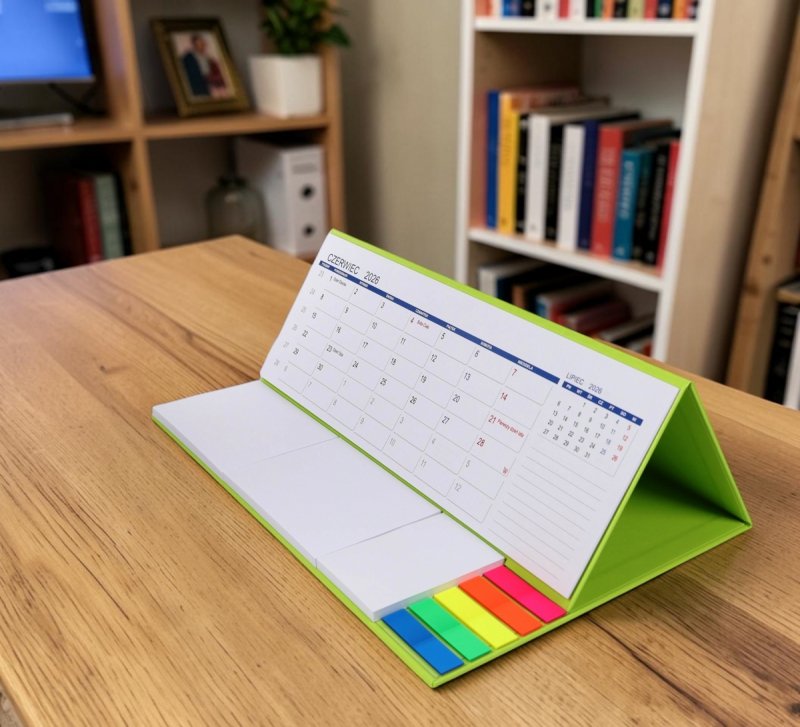 kalendarz do postawienia na biurku, dla ucznia na rok szkolny 26/27