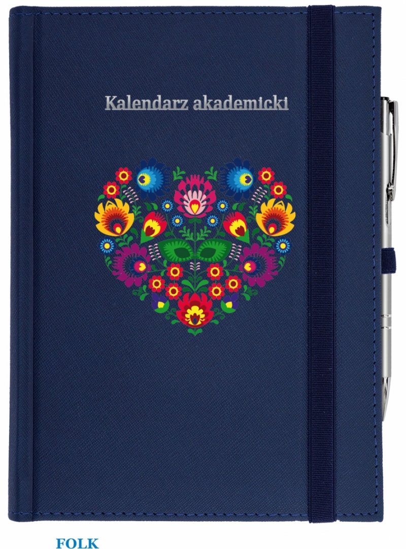 kalendarz z nadrukiem na okładce - FOLK