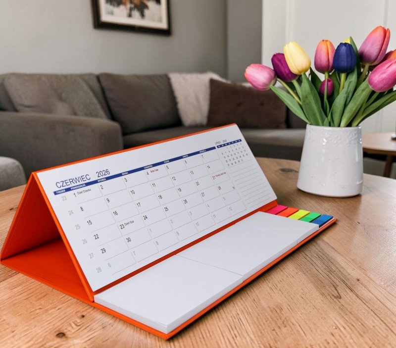 kalendarz do postawienia na biurku od czerwca '26 do czerwca '27