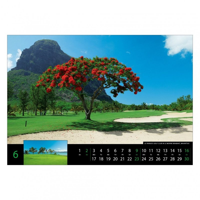Kalendarz ścienny Golf 2024 - czerwiec 2024